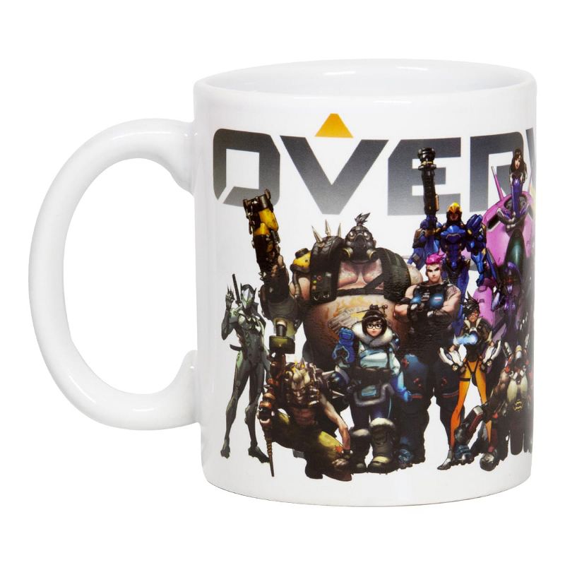 Surreal Entertainment Overwatch Mug | Overwatch Characters and Logo Mug | Collector&rsquo;s Edition