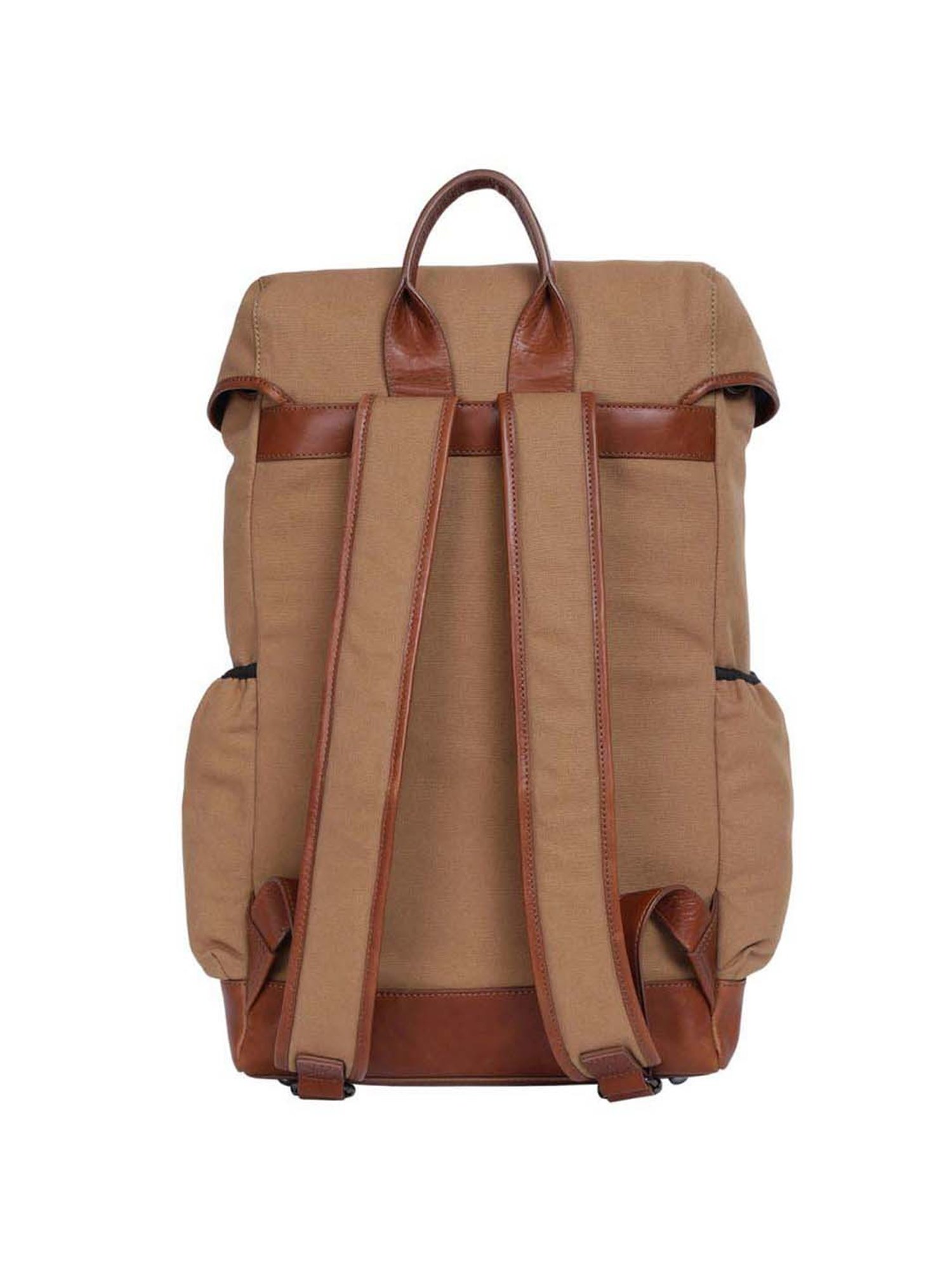 Bagatt Solofra Brown Leather Medium Laptop Backpack