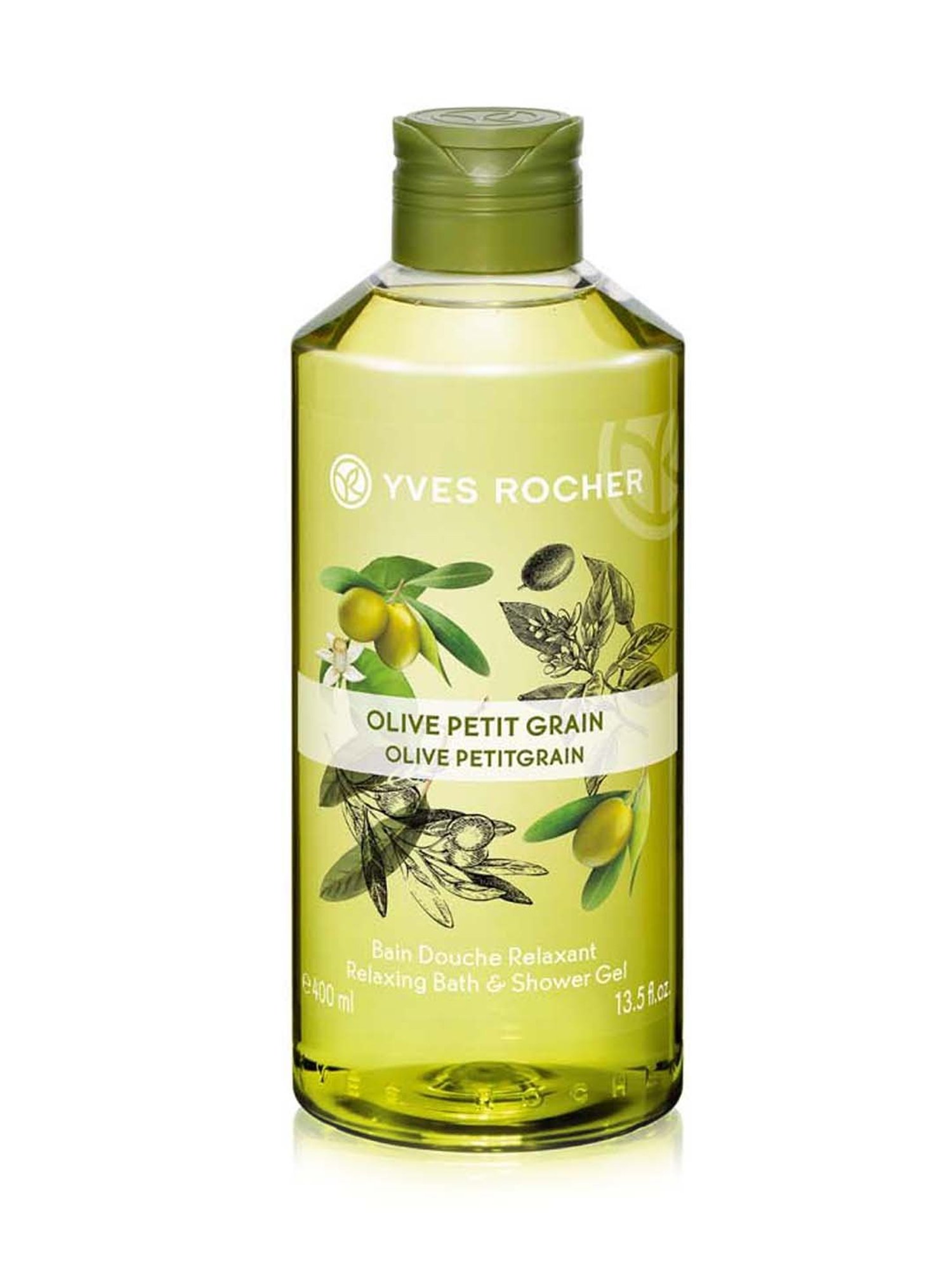 YVES ROCHER Relaxing Bath & Shower Gel Olive Petit Grain - 400 ml