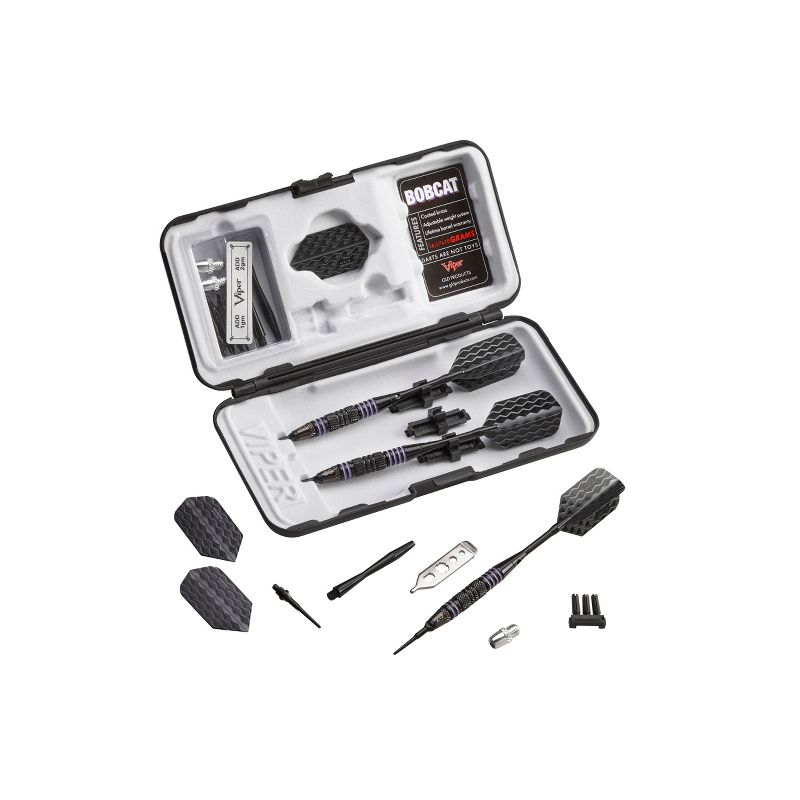 Elkadart Rainbow 90% Tungsten Soft Tip Darts Multi Color Titanium Coating Ringed Barrel 18 Grams