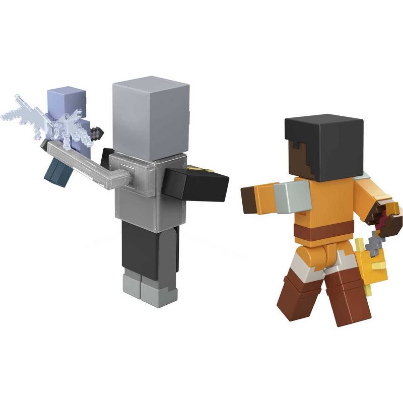 Minecraft Dungeons Hal & Nameless One Figure 2pk