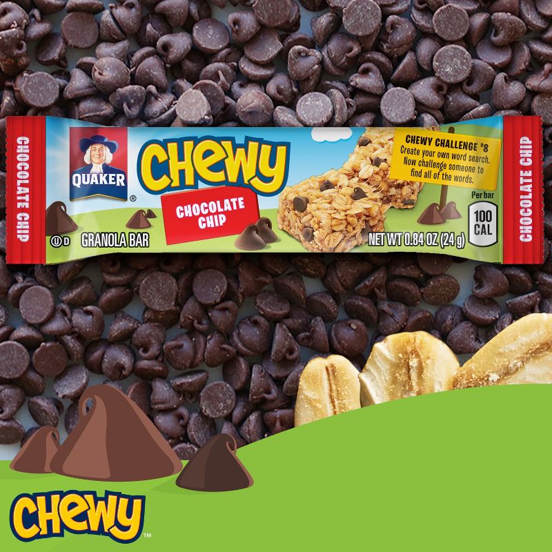 Quaker Chewy Chocolate Chip Granola Bars - 18ct/15.2OZ