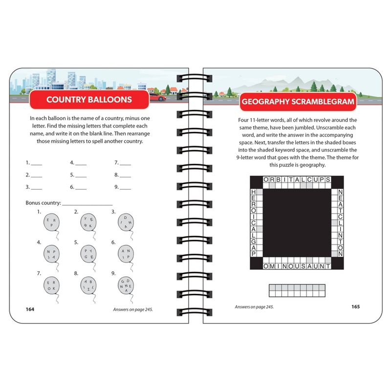 Brain Games Mini - Travel Games - (Spiral Bound)