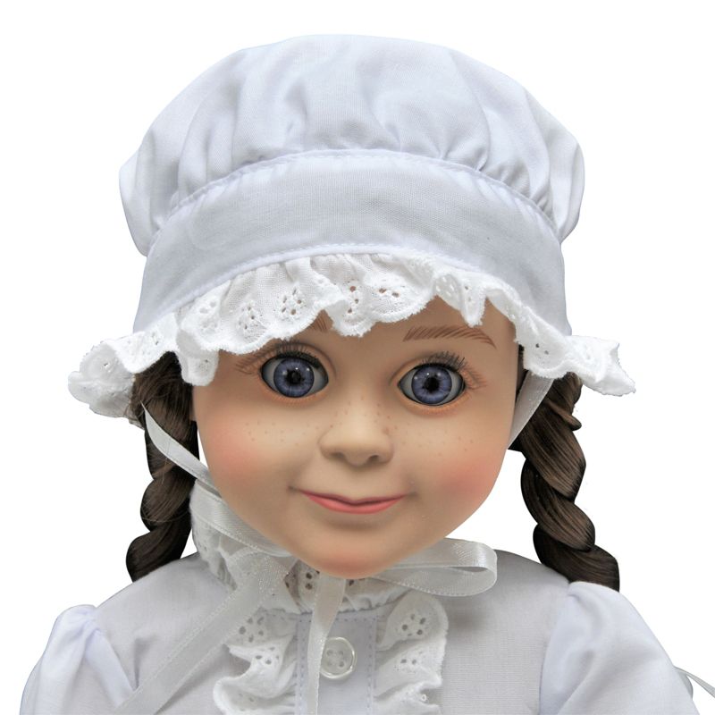 The Queen's Treasures Little House On The Prairie 18" Doll Clothes Cotton Night Gown PJ's, Night Cap