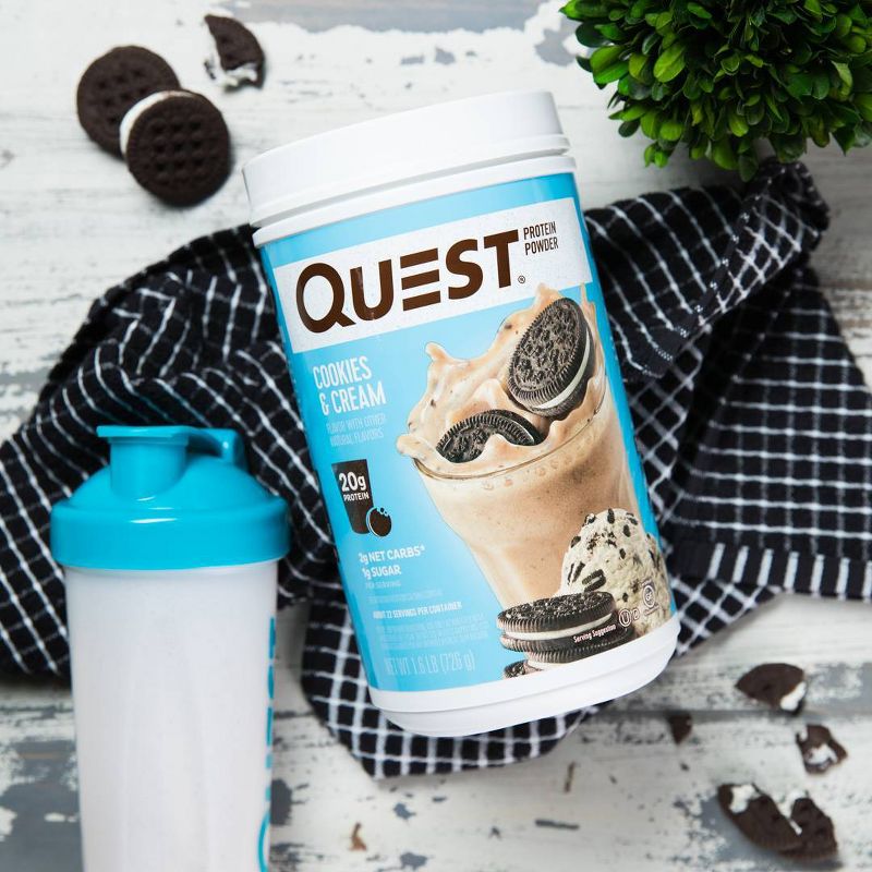 Quest Protein Powder - Cookies & Cream - 25.6oz