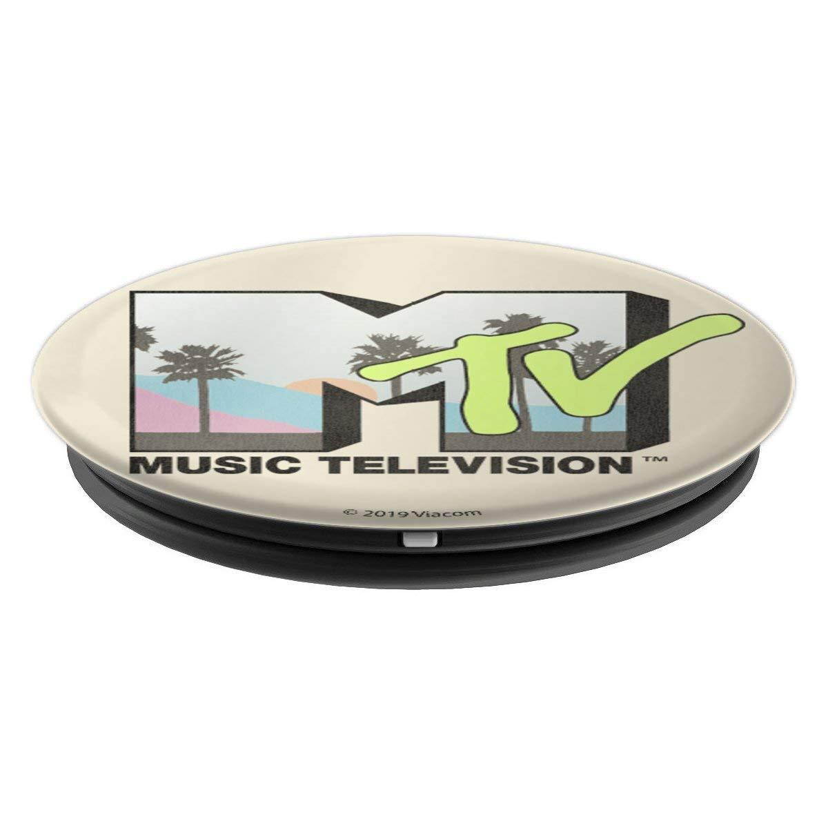 MTV Music Television Spring Break Logo Fill PopSockets Grip and Stand for Phones and Tablets