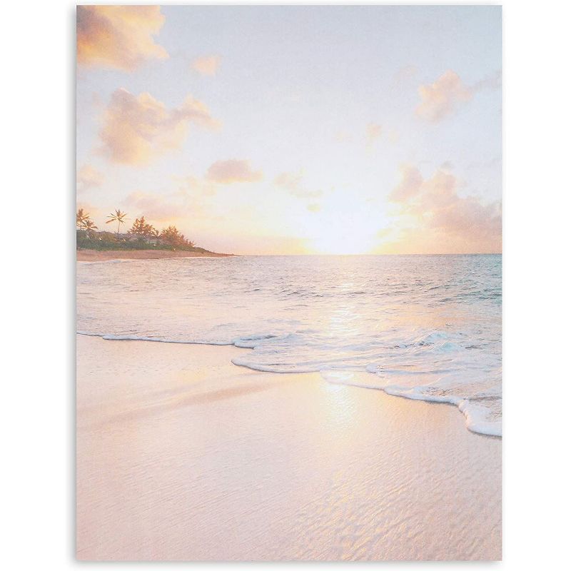 Pipilo Press 96-Sheet Sunset Beach Stationery Paper for Home and Office, 8.5" x 11"