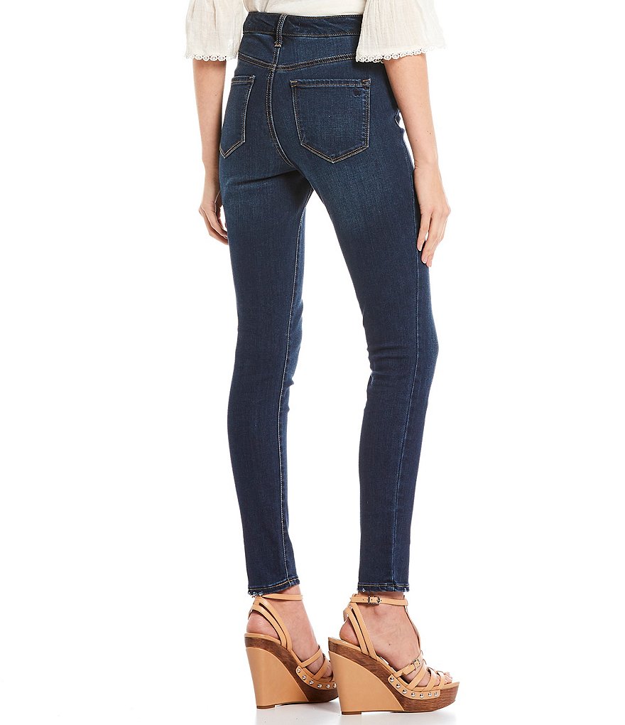 Celebrity Pink Destructed Mom Jeans