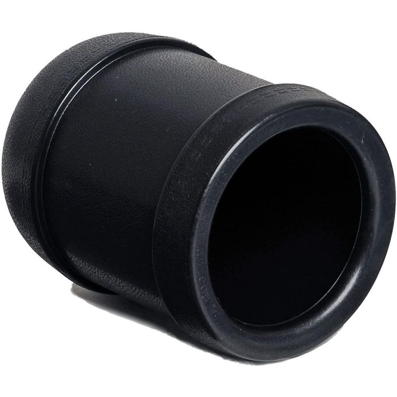 WE Games Mahogany Leather Dice Cup with Ribbed Rubber Lining, 5 Dice and Canvas Storage Bag