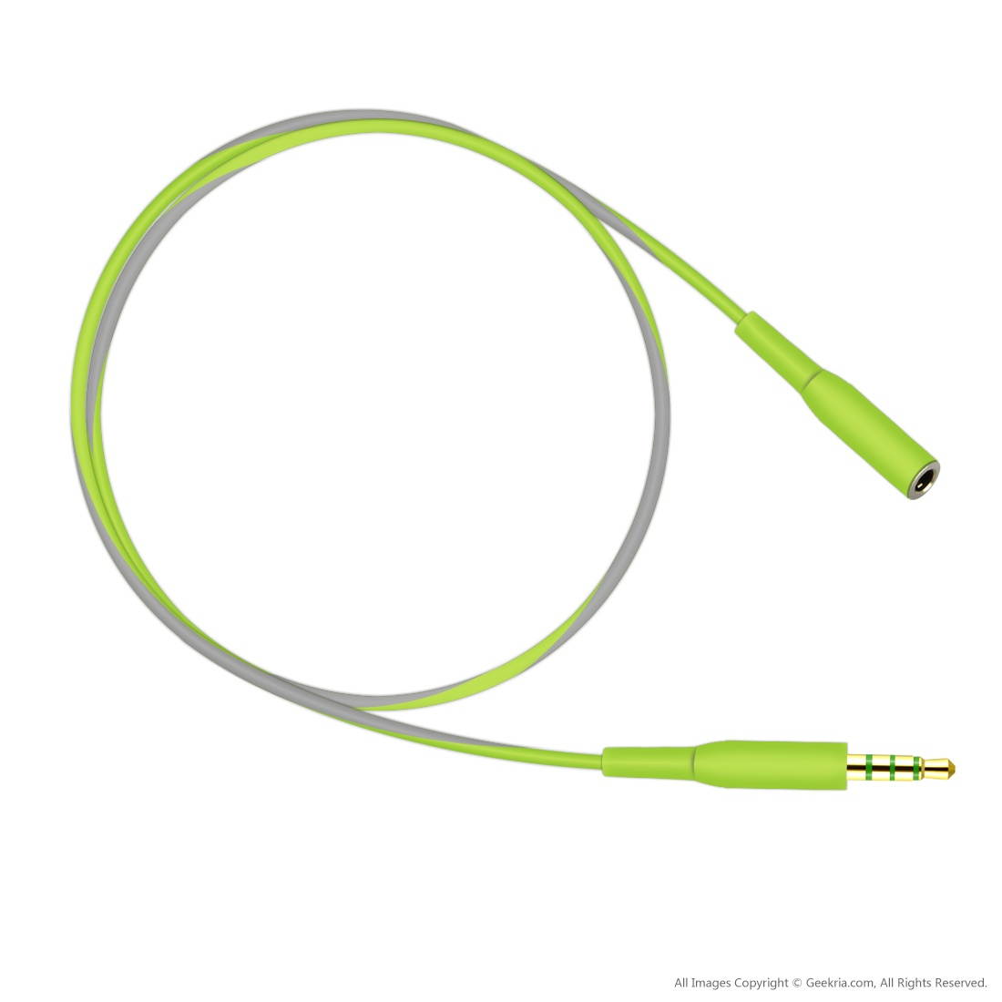 Bose SoundSport, SIE2, SIE2I Sport Headphones Replacement Extension Cable / Mobile Headset Extended Cord Wire (Green)