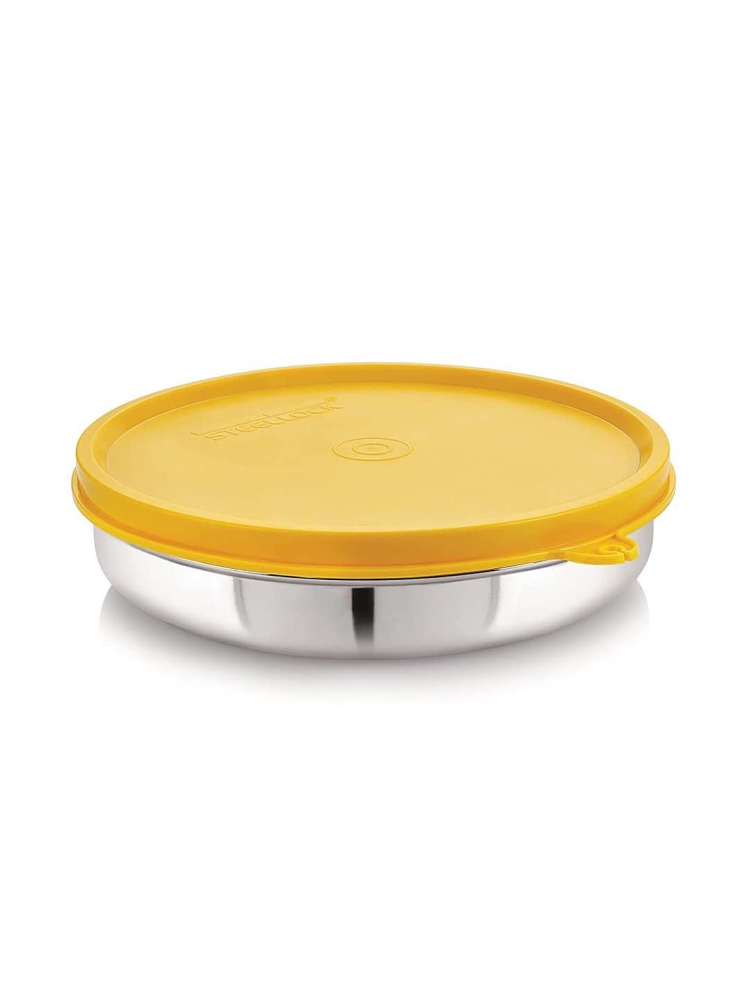 Aristo Silver Stainless Steel Storage Containers with Base Stand - Set of 7