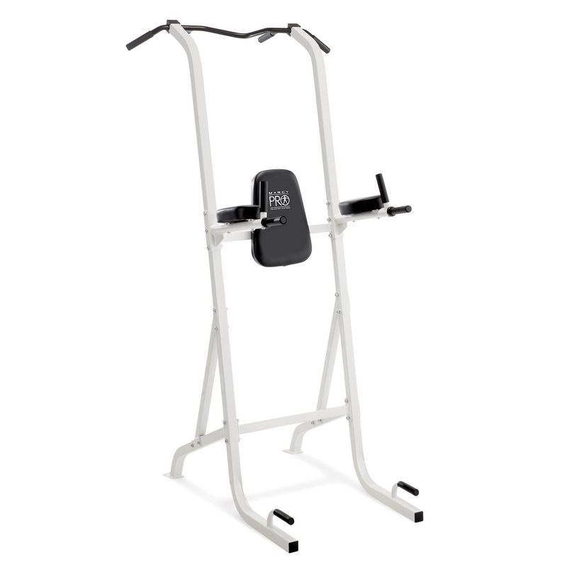 Marcy Pro Steel Power Tower Multi-Grip Pull Up and Dip Station for Home and Gyms