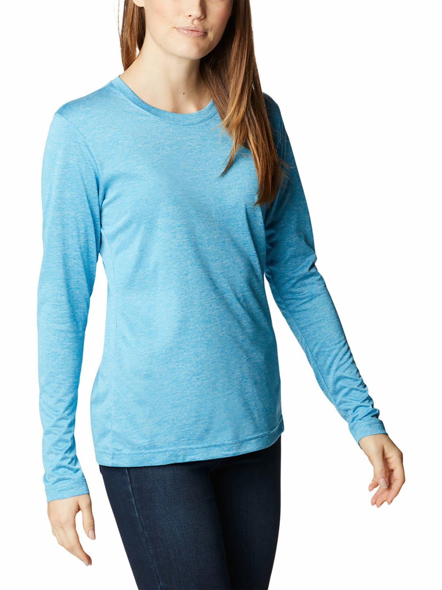 Columbia Blue Round Neck T-Shirt
