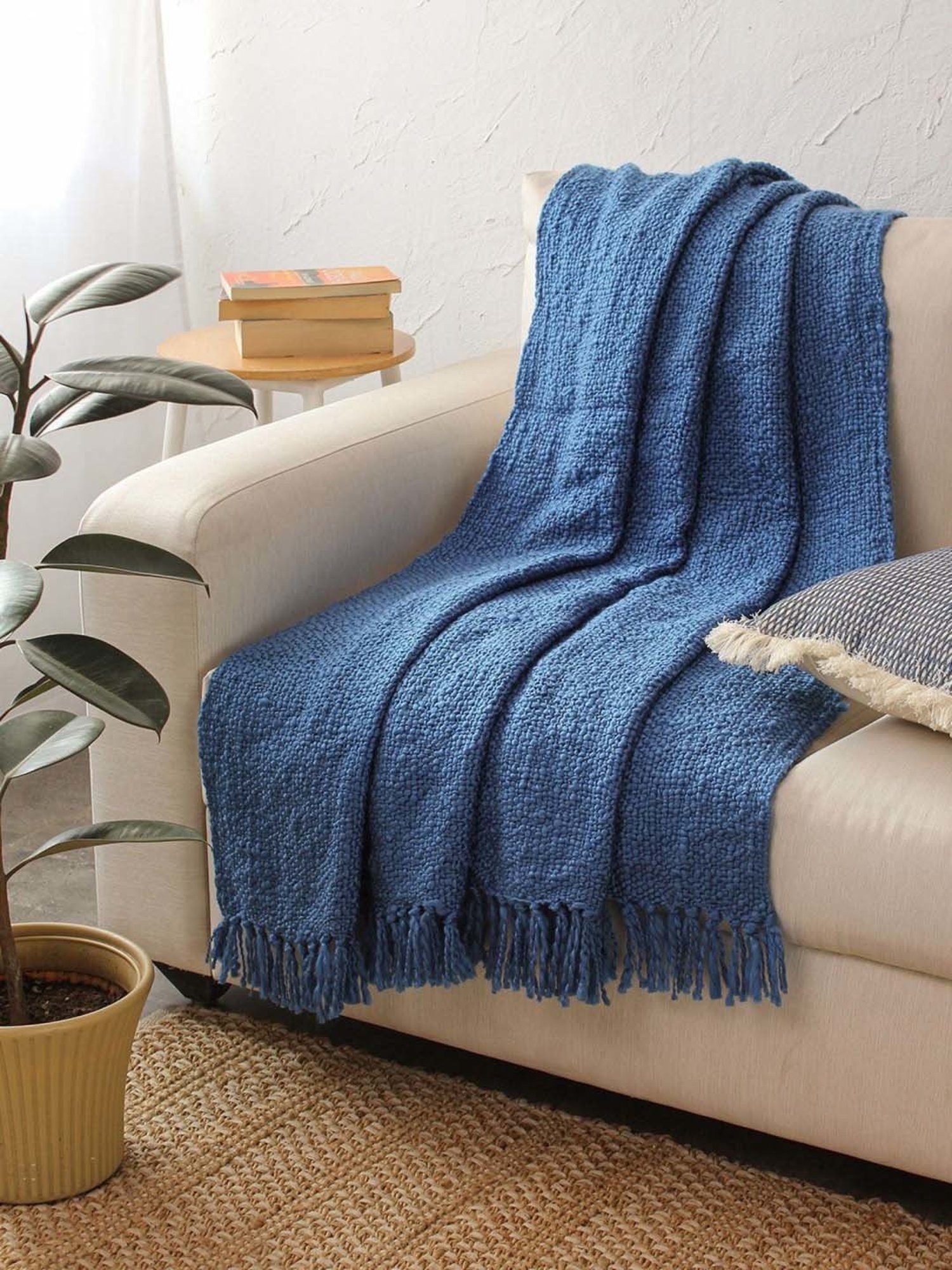 House This Blue Acrylic Throw