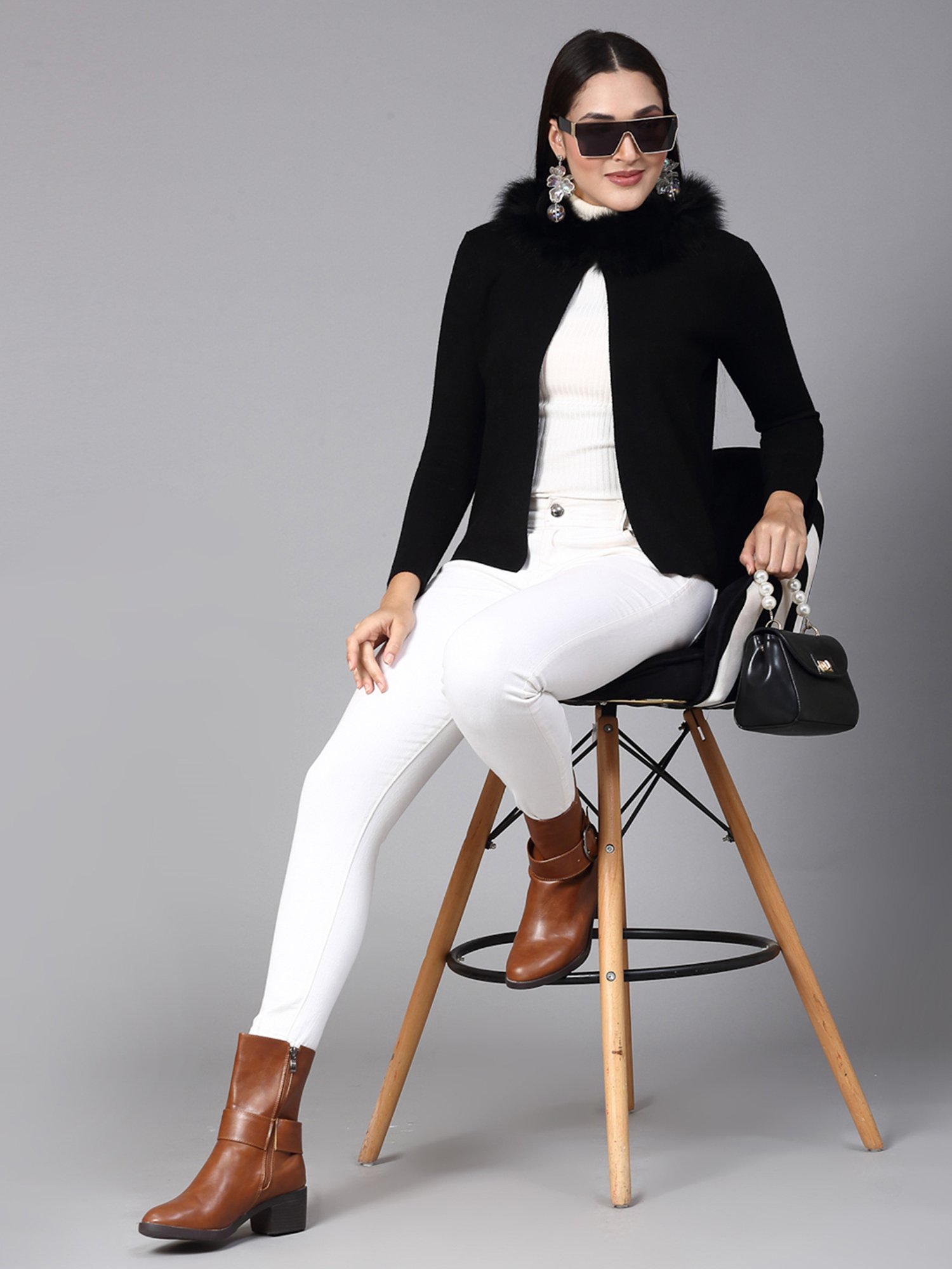 Mafadeny Black Shrug