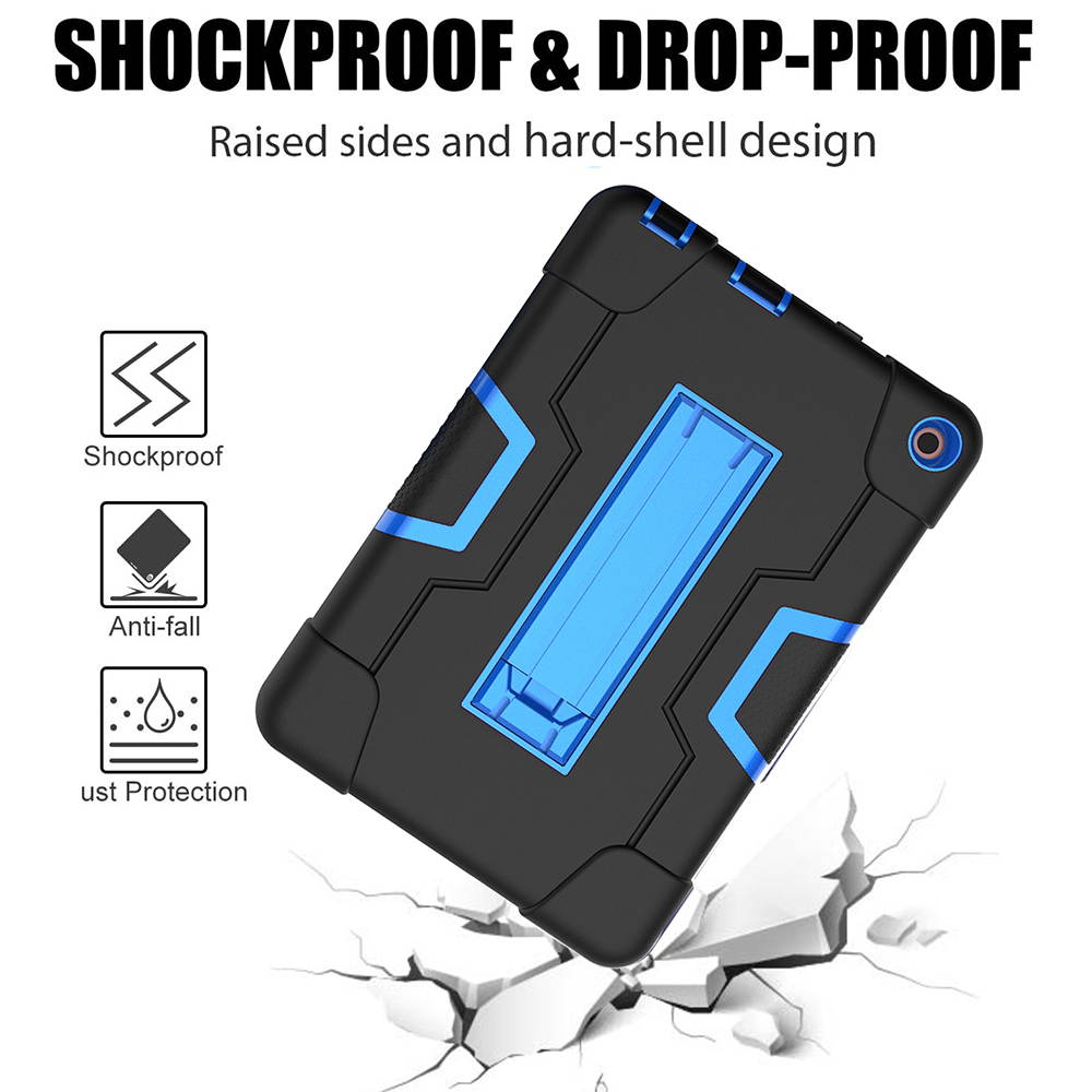 Mignova for Amazon Fire HD 8 2020 Case, Fire HD 8 Plus Case Heavy Duty Drop-Proof Shock-Proof Rugged Hybrid Case with Kickstand for Amazon Fire HD 8 2020 / Fire HD 8 Plus Tablet 10th Gen 2020