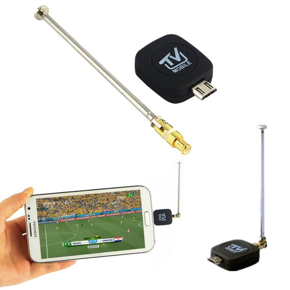 Lejiahong Mini Micro USB DVB-T Input Digital Mobile TV Tuner Receiver for Android 4.1-5.0 EPG Supporting HDTV Receiving