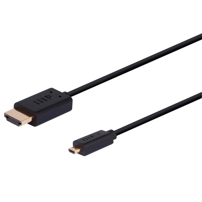 QVS HDG-K1 2-Pack 2-Meter High Speed HDMI UltraHD 4K Blu-ray HDTV Cables