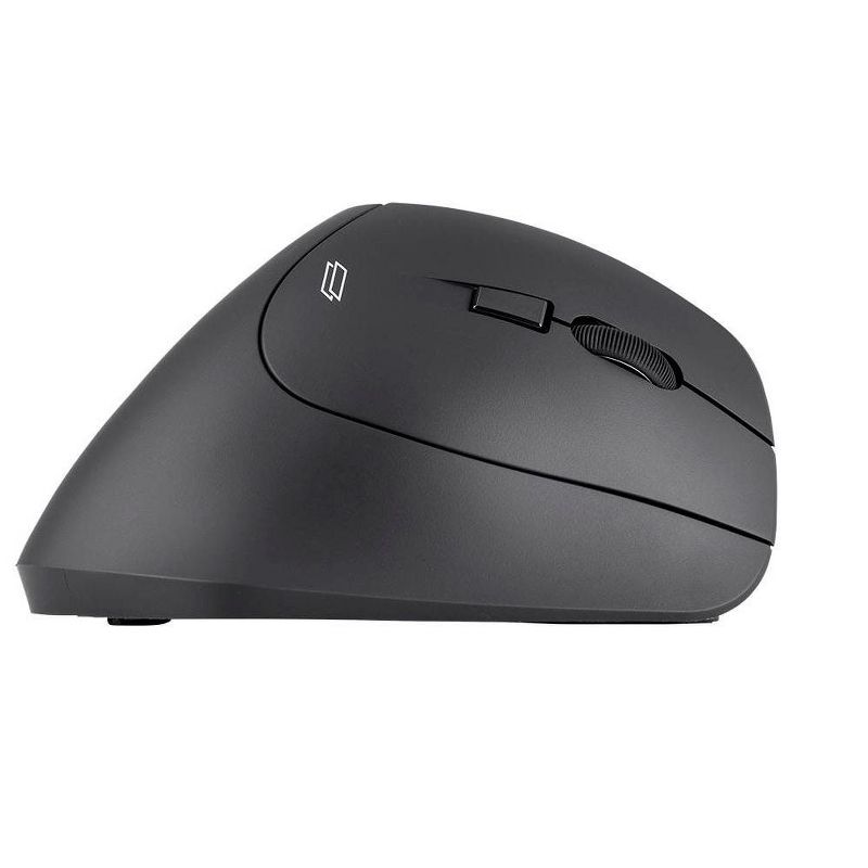 Monoprice Wireless USB Ergonomic Mouse - Semi-vertical, Optical Sensor, 3 Adjustable DPI 800/1200/1600 For Laptop, PC, Macbook - Workstream Collection