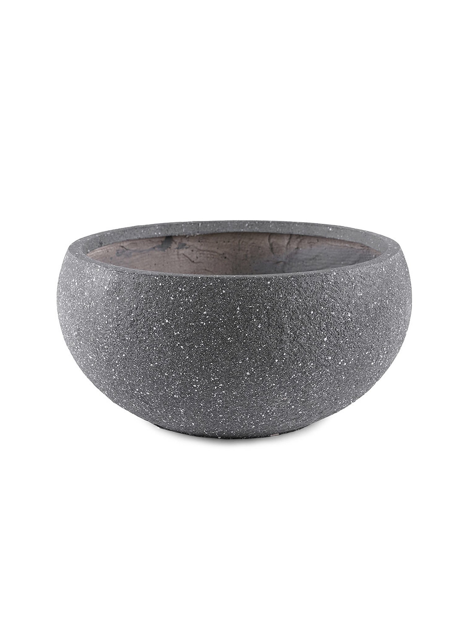 Pure Home and Living Black Fibre Textured Pots