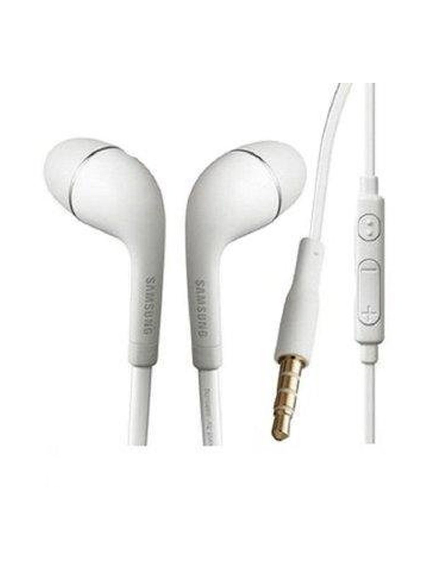 Samsung Ehs64Avfwe Stereo Headset With Mic (White)