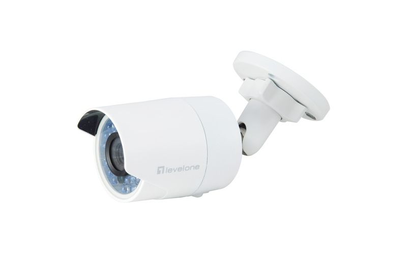 LevelOne 2 Megapixel Network Camera - 82.02 ft Night Vision - Motion JPEG, H.264 - 1920 x 1080 - CMOS - Ceiling Mount, Wall Mount