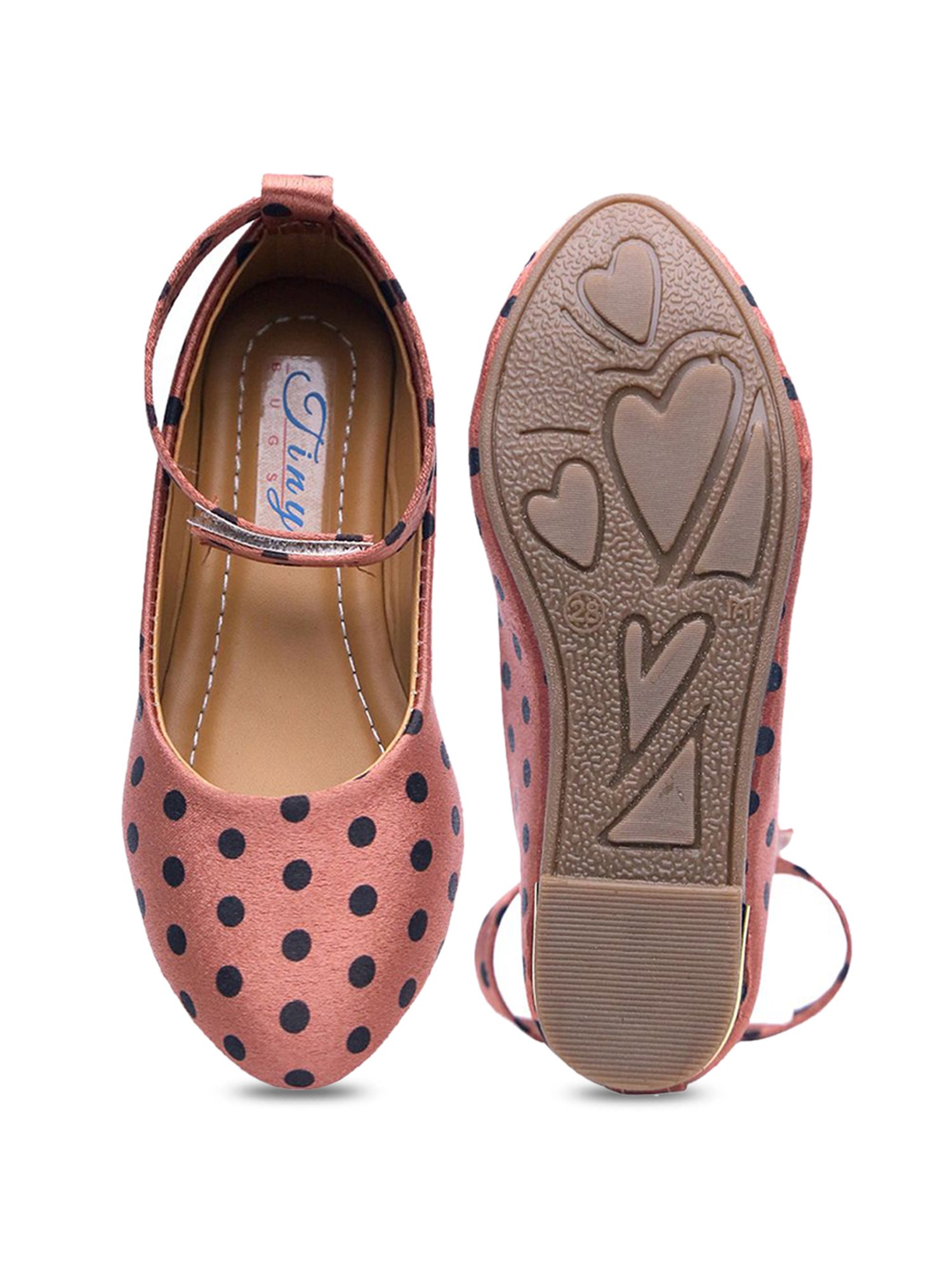 Tiny Bugs Kid's Pink Ankle Strap Sandals