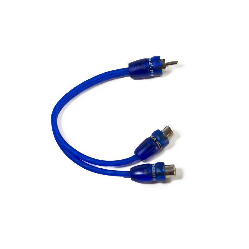 Stinger SSRCB2F 2 Female to 1 Male Blue Competition Series 7 Connect Cable