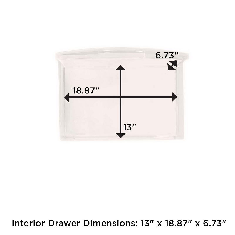 Homz 05543BKDC.01 Tall Solid Plastic 3 Drawer Medium Storage Cart with Caster Wheels for Living Room, Kitchen, Bedroom, Bathroom, and More, Black