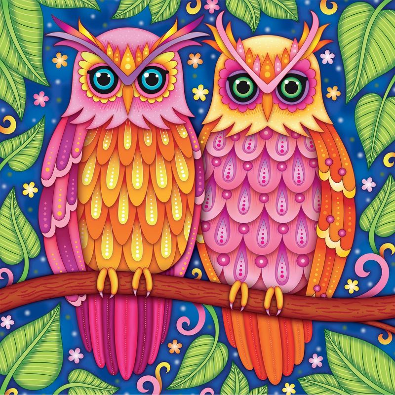 Ceaco Groovy Animals: Owls Puzzle 750pc