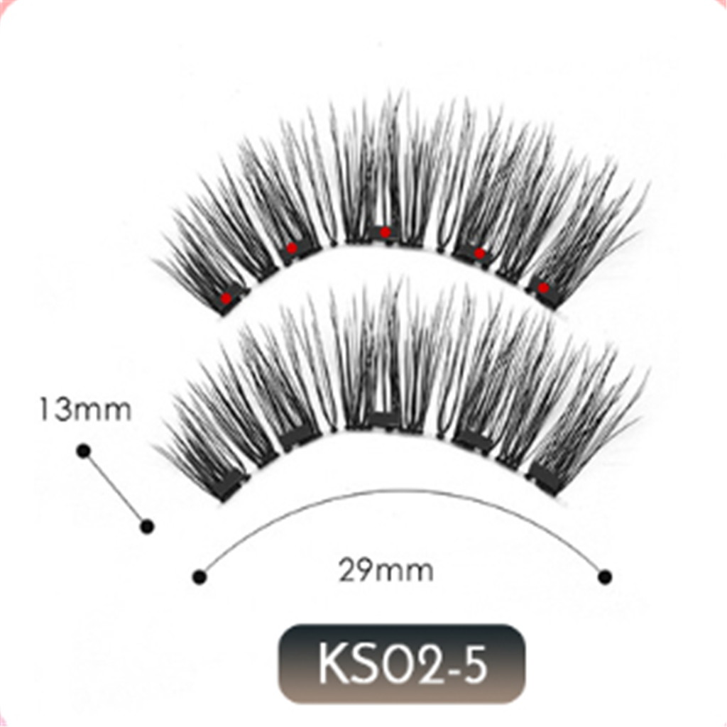 Magnetic False Eyelashes Magnetic Eyeliner Waterproof Easy to Wear Magnetic Eye liner (KS01-5)