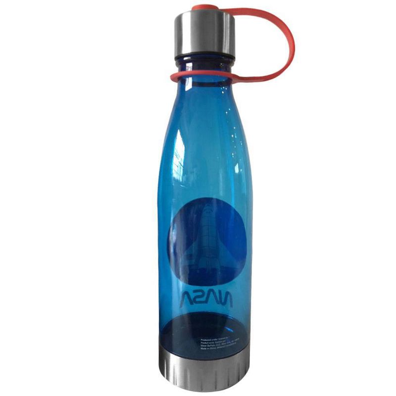 NASA 20oz Plastic Tritan Water Bottle - Silver Buffalo