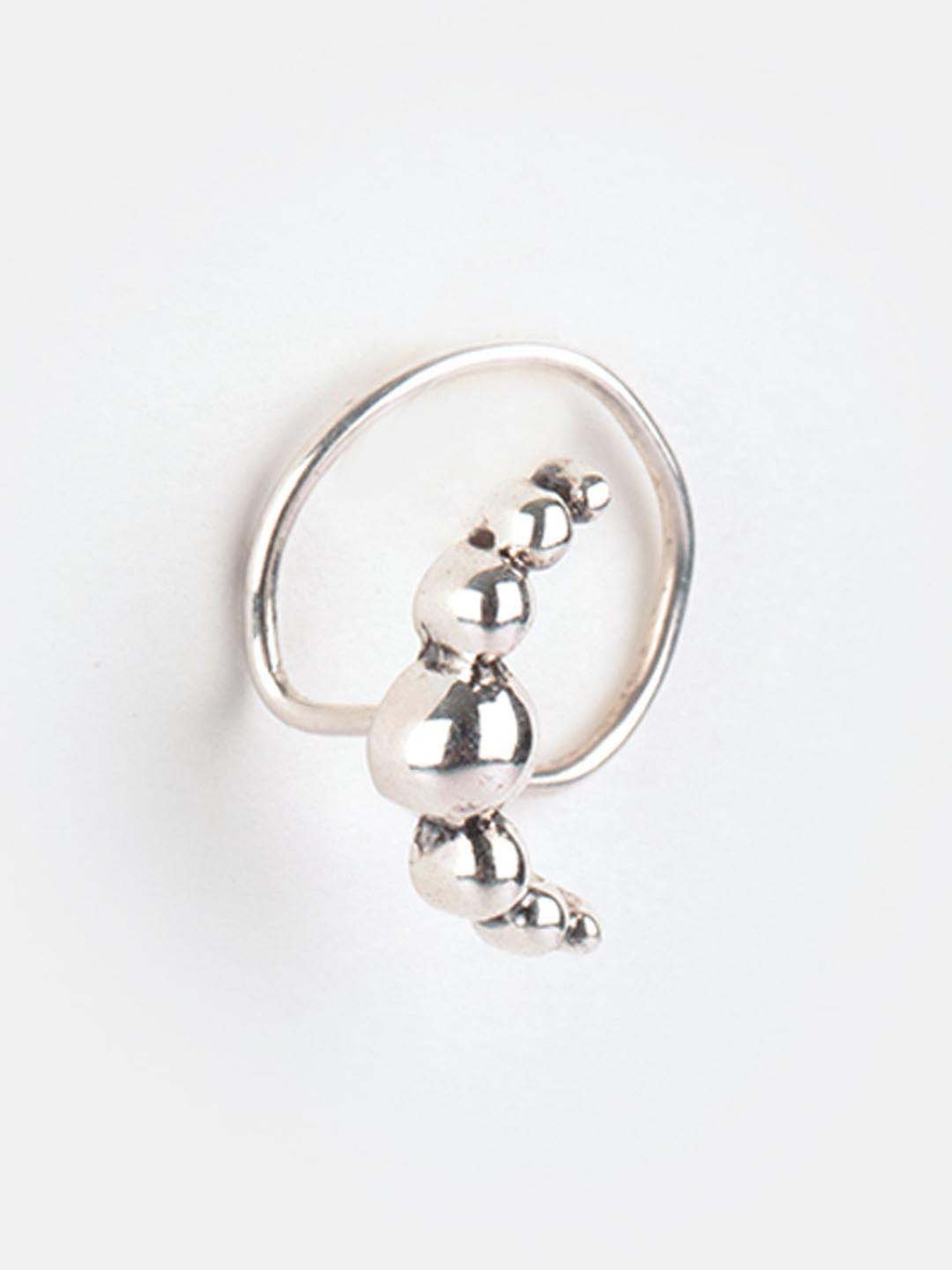 Shaya 92.5 Sterling Silver A Shooting Star Nosepin for Women