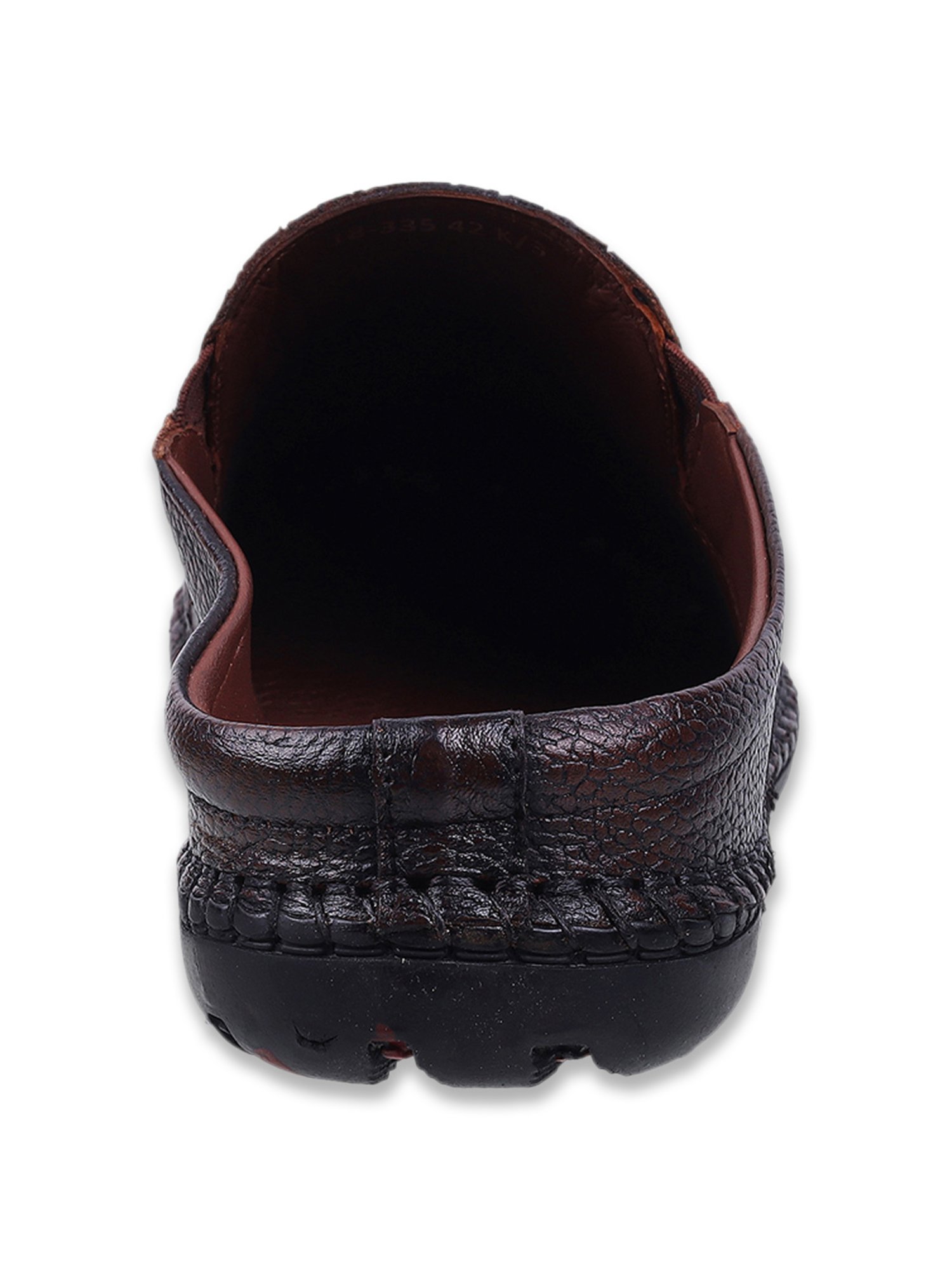 Metro Men's Brown Mule Shoes