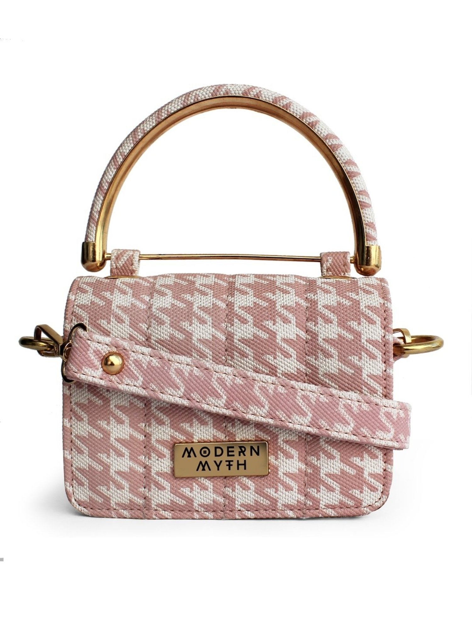 Modern Myth Nano Pink Printed Small Mini Box Bag