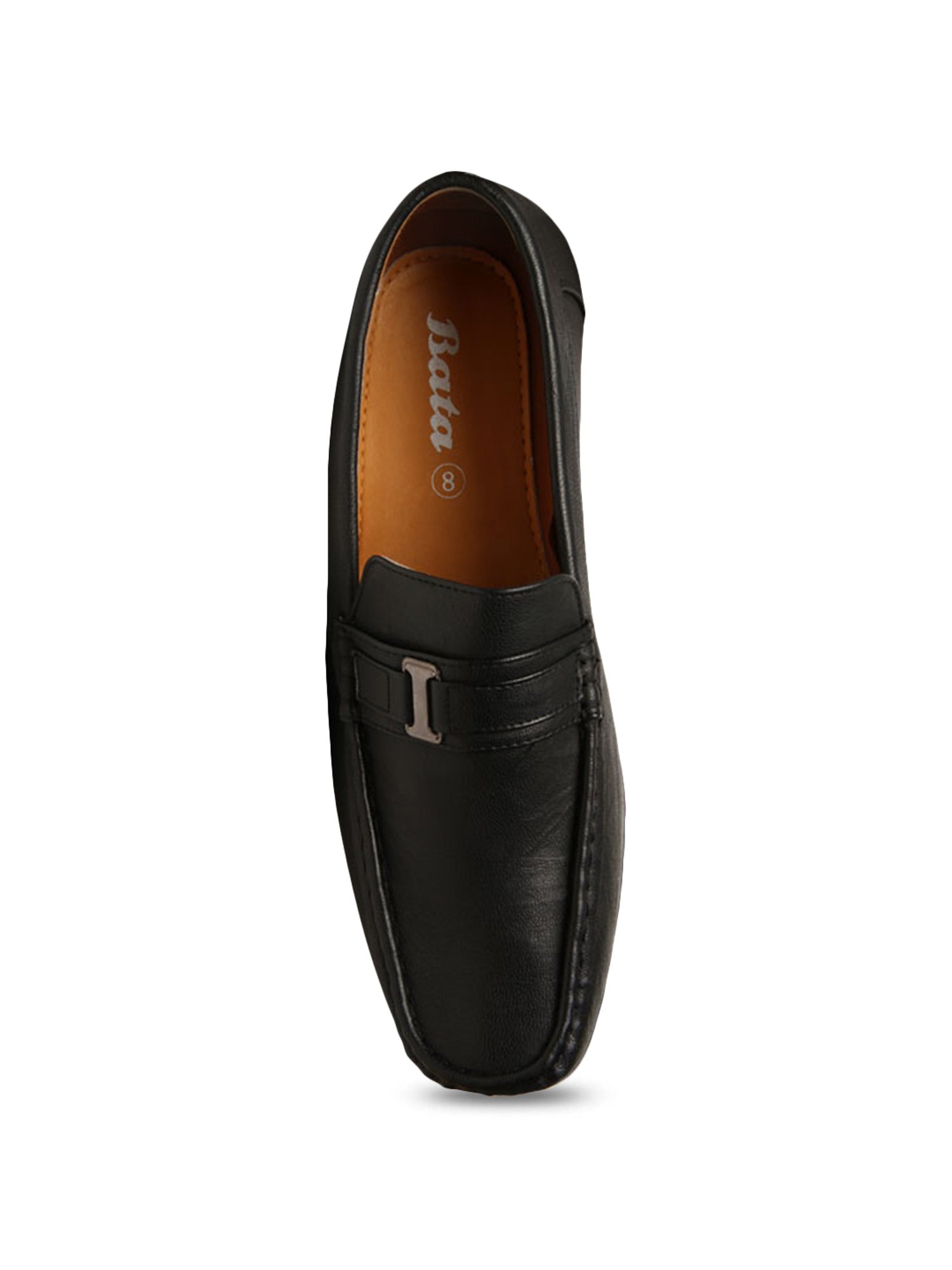 Bata Black Casual Loafers