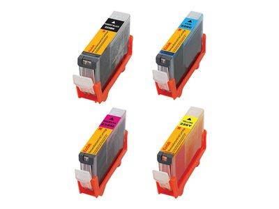 Kodak - 4-pack - High Yield - black, yellow, cyan, magenta - remanufactured - ink cartridge ( equivalent to: Canon PGI-225 ) - for Canon PIXMA iP4920, iX6520, MG5120, MG5320, MG6120, MG6220, MG8120, M