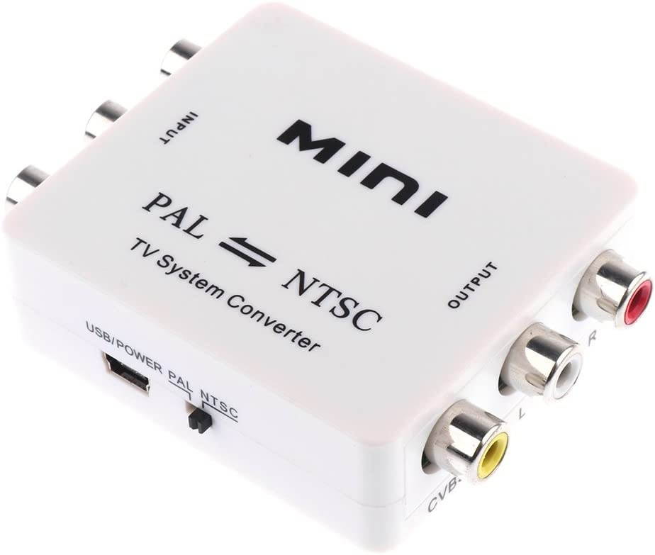 PAL/NTSC/SECAM to PAL/NTSC Bi-Directional TV Format System Converter Adapter