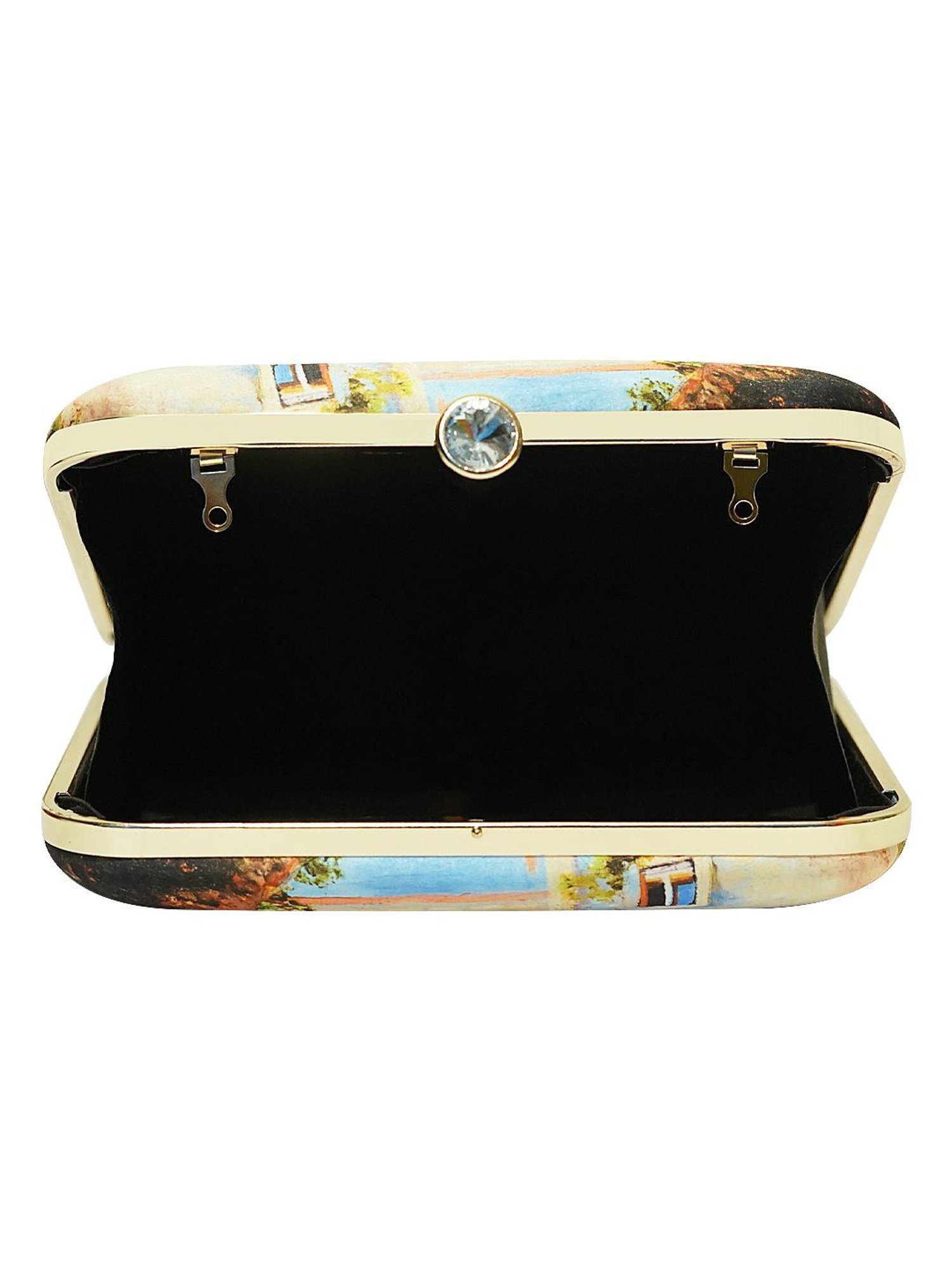 Horra Multicolor Embellished Clutch