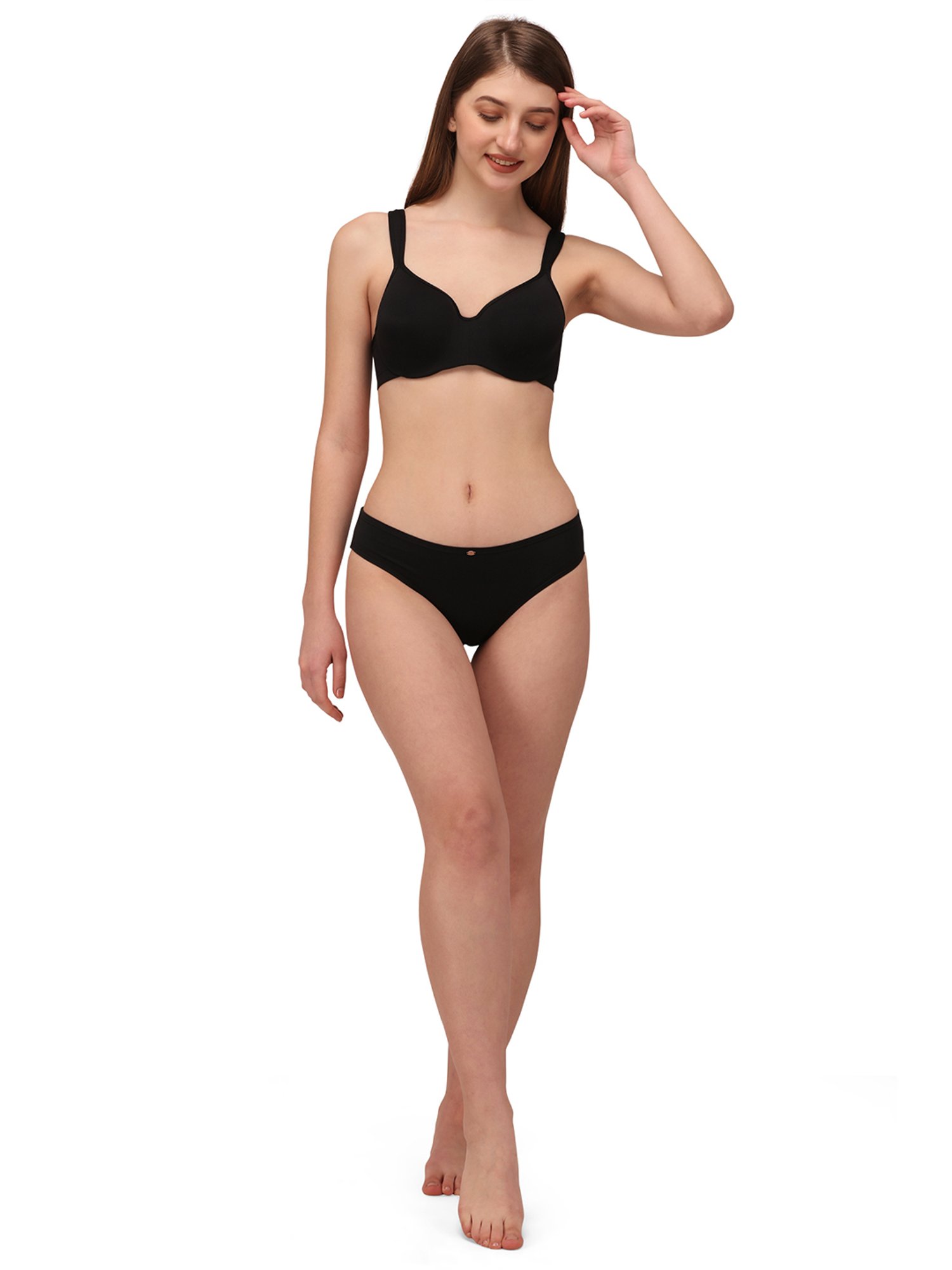 Soie Black Bikini Panty