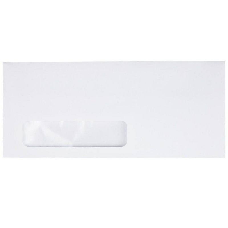 Quality Park Redi Seal Envelope #10 4 1/8 x 9 1/2 Window White 500/Box 21318