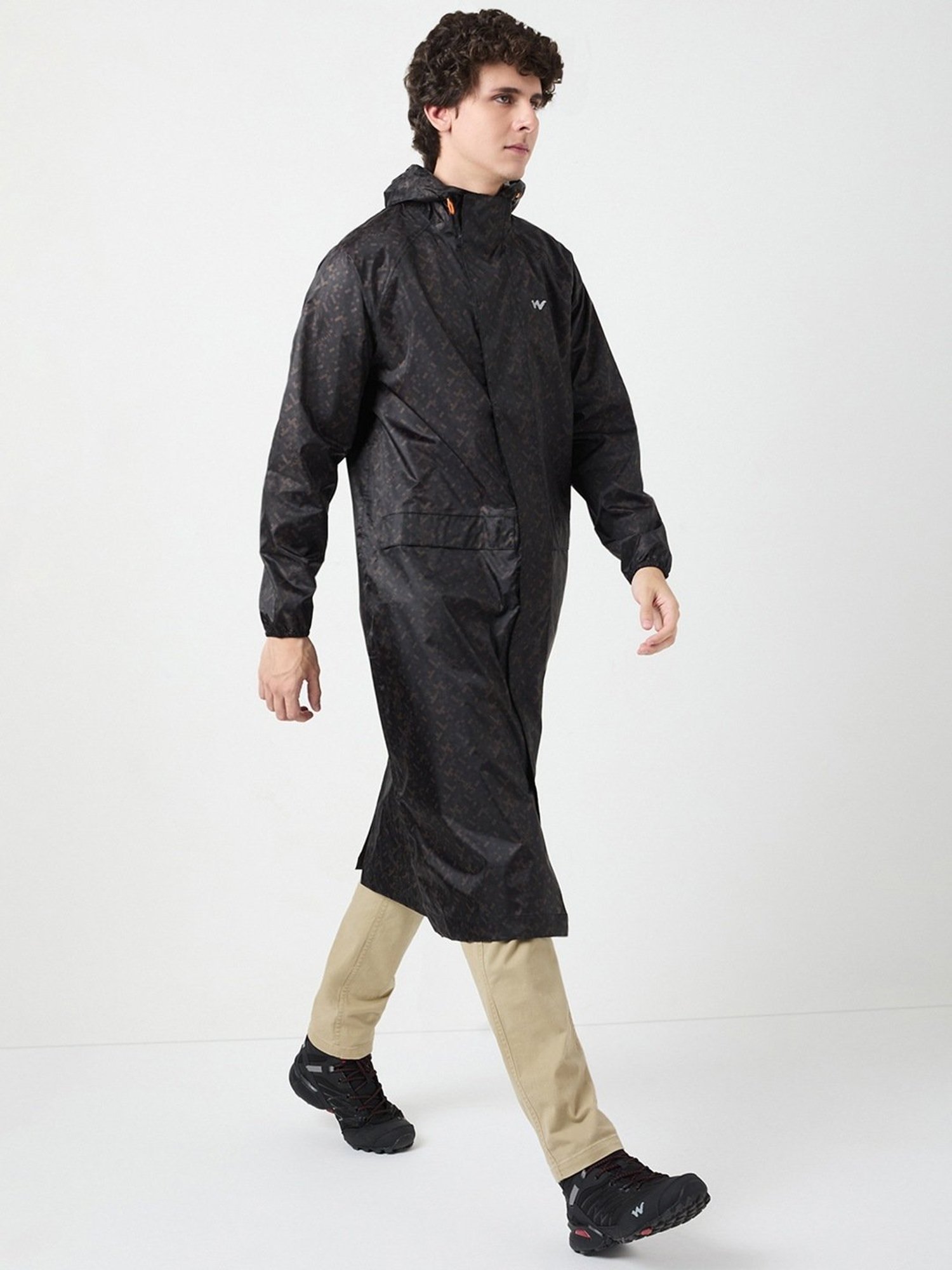Wildcraft Black Regular Fit Rainwear Jacket
