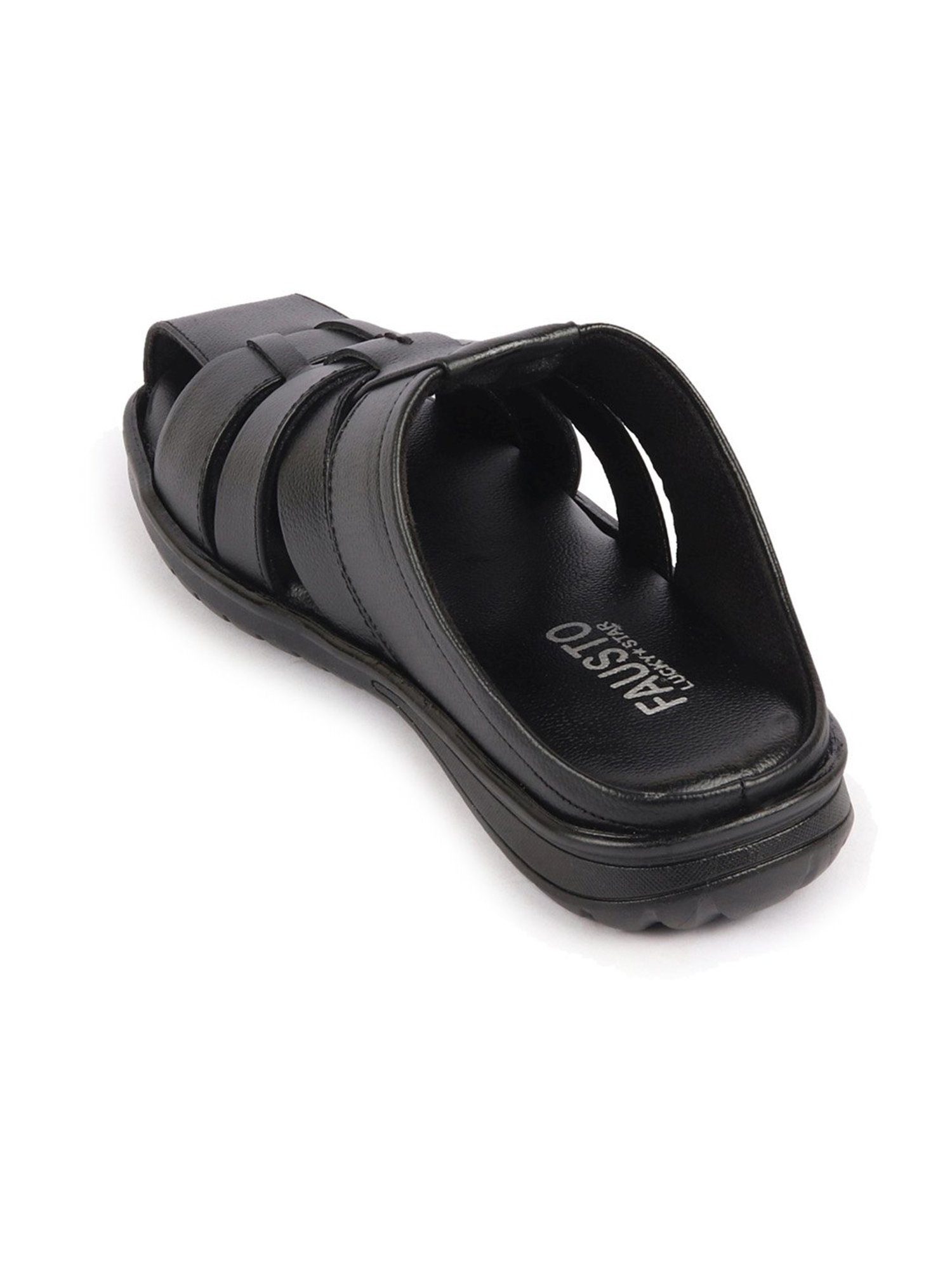 Fausto Men's Black Mule Shoes