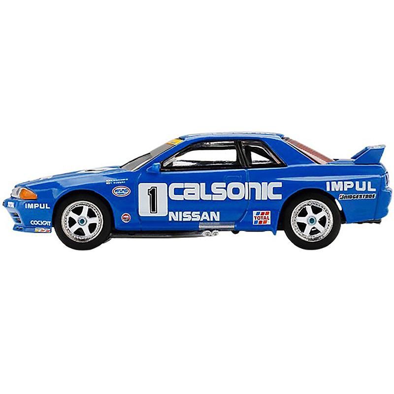 Nissan Skyline GT-R Gr. A (RHD) #1 "Calsonic" JTCC (1991) Ltd Ed 1200 pcs 1/64 Diecast Model Car by True Scale Miniatures