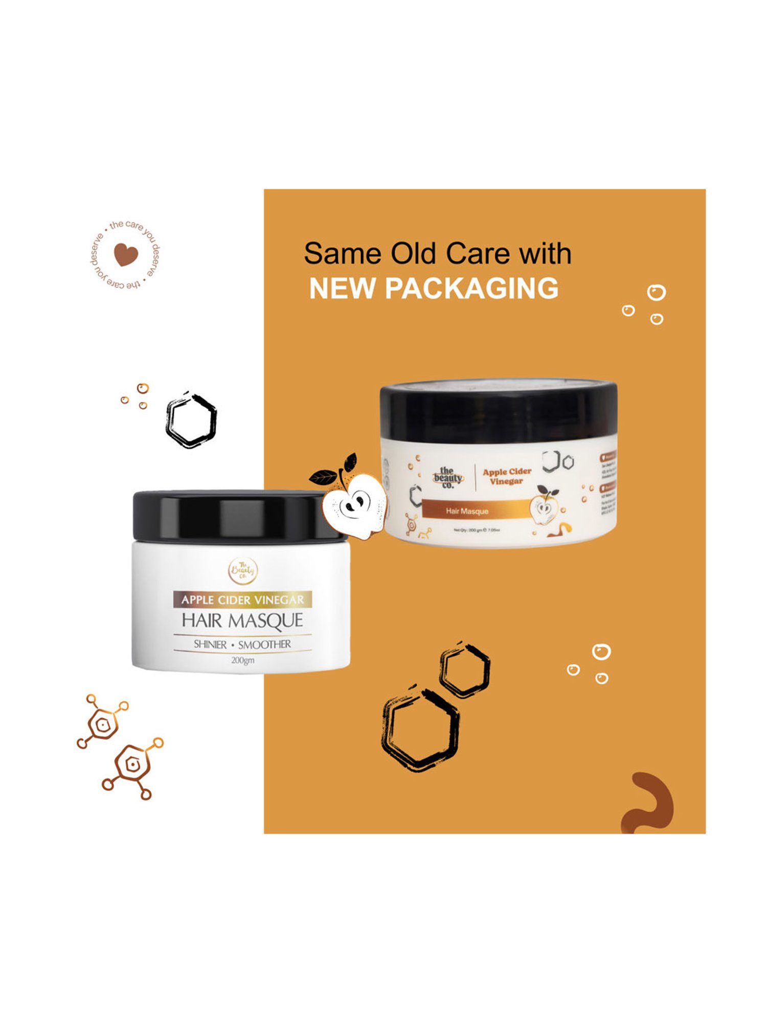 The Beauty Co. Apple Cider Vinegar Hair Mask - 200 gm