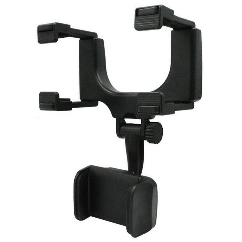 Car Phone Holder Car Rearview Mirror Mount Phone Holder 360 Degrees For iPhone Samsung GPS Smartphone Stand Universal