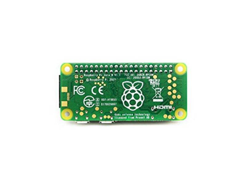 Waveshare Raspberry Pi Zero WH The Low-Cost Pared-Down Pi with Built-in WiFi and Bluetooth Pre-soldered GPIO Headers (RaspberryPiZeroWH)