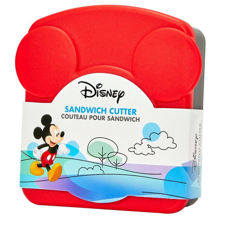 Seven20 Disney Mickey Mouse Sandwich Crust & Cookie Cutter W/ Storage Container