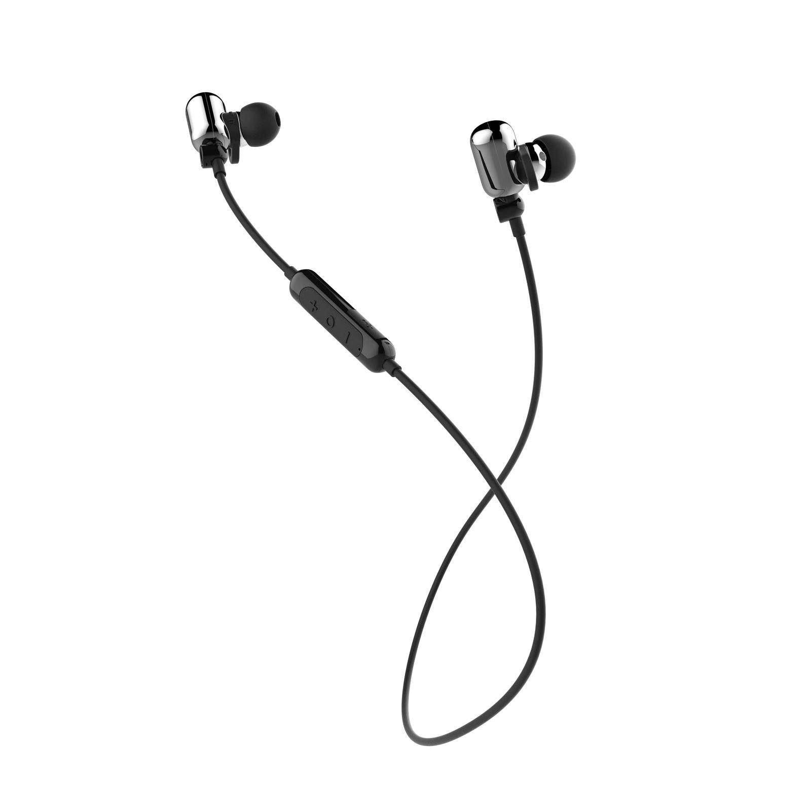 Edifier W293BT Bluetooth v4.1 aptX In-ear Headphones Earphones IPX7 Sweatproof Waterproof Dual Battery - Silver