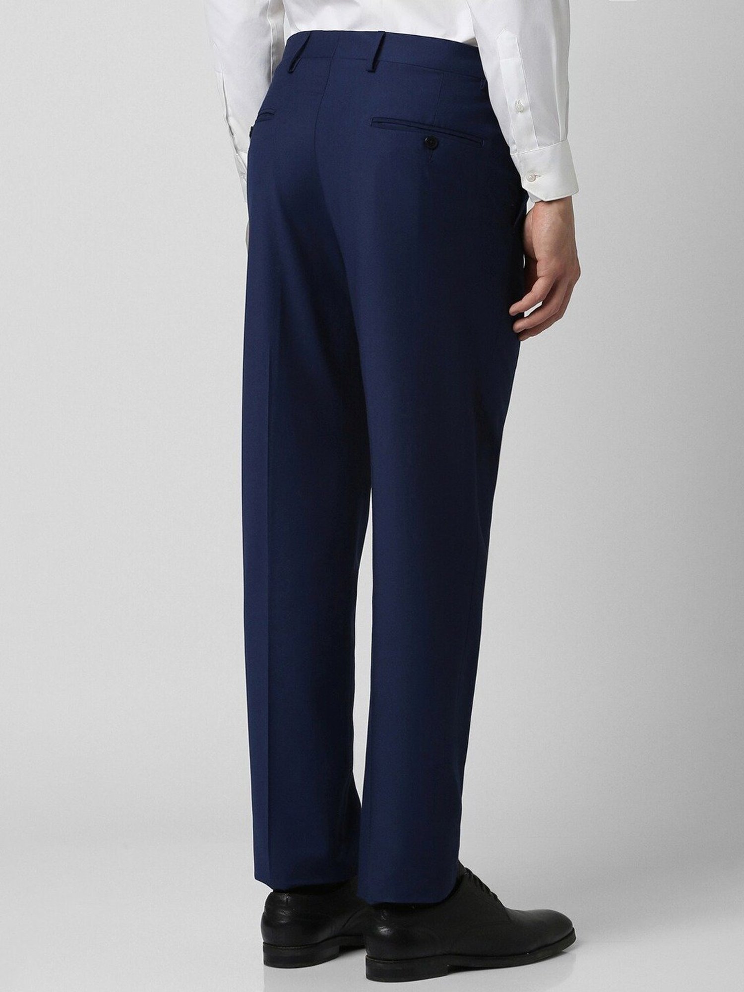 Van Heusen Navy Slim Fit Trousers